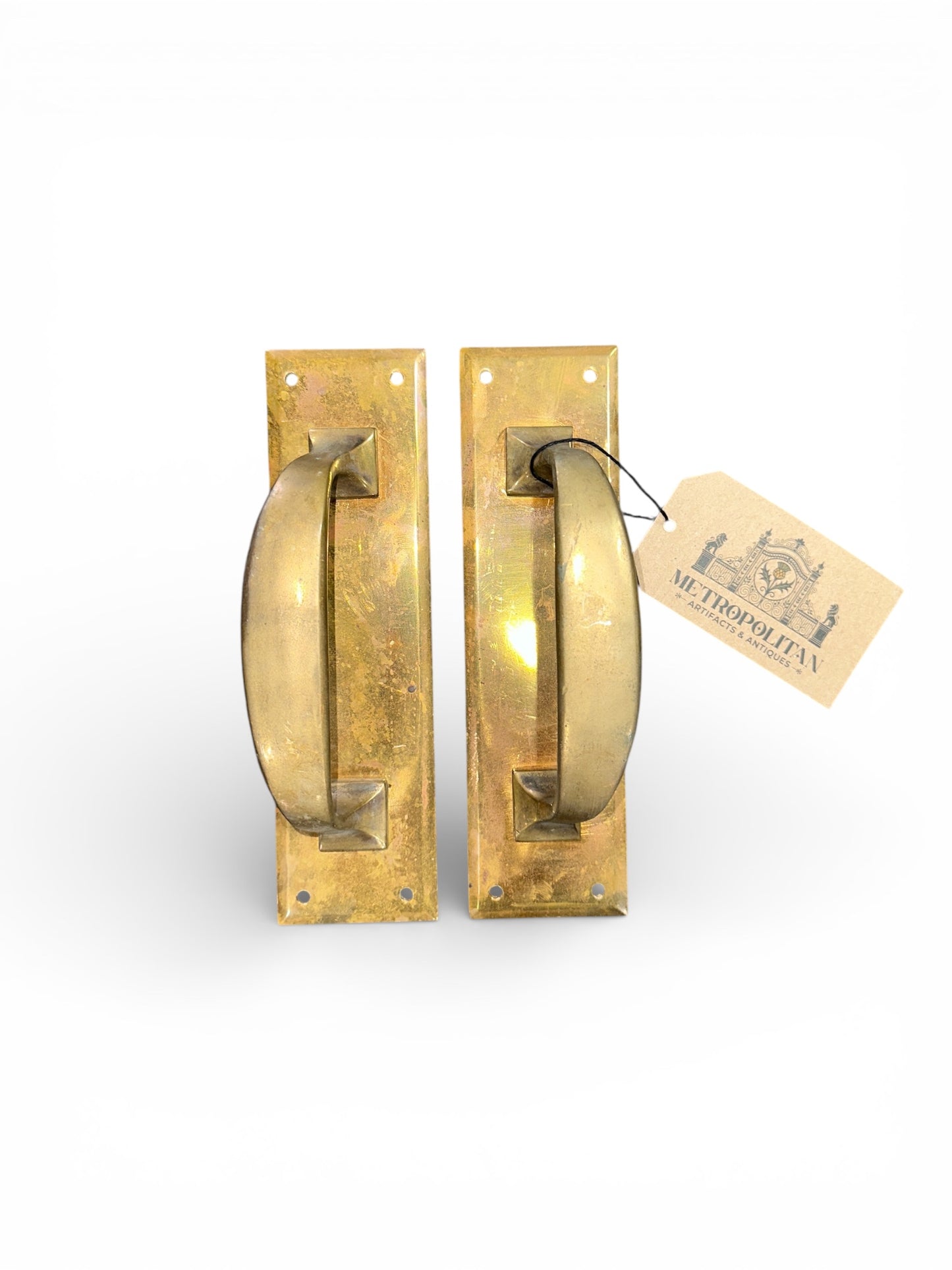 8" Brass Door Pull Pair