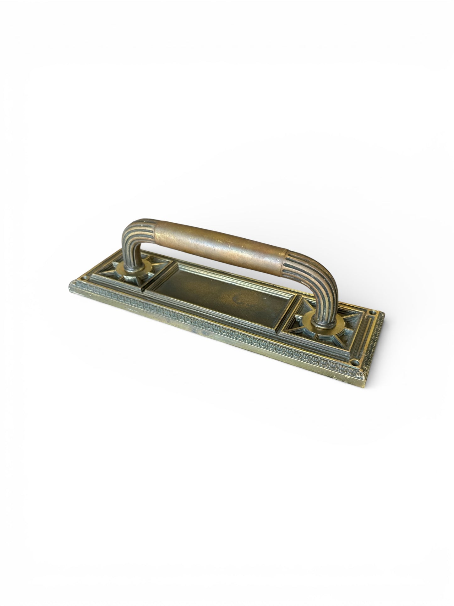 12.25” European Neoclassical Brass Door Pull