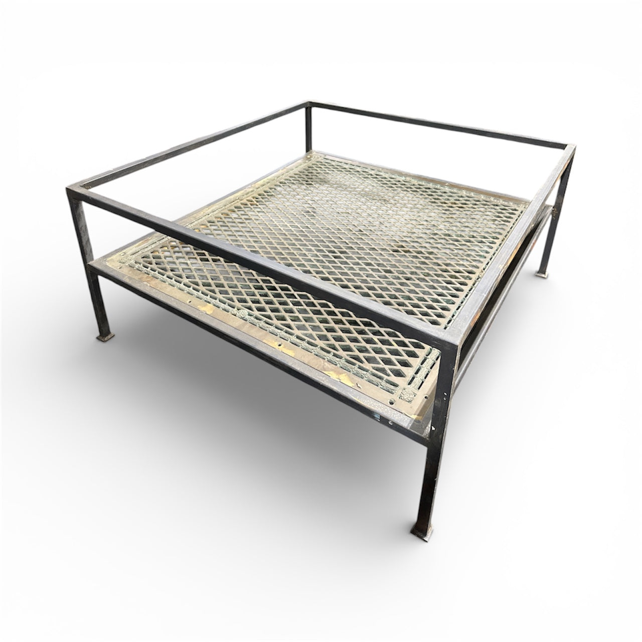 Brass Grate Coffee Table