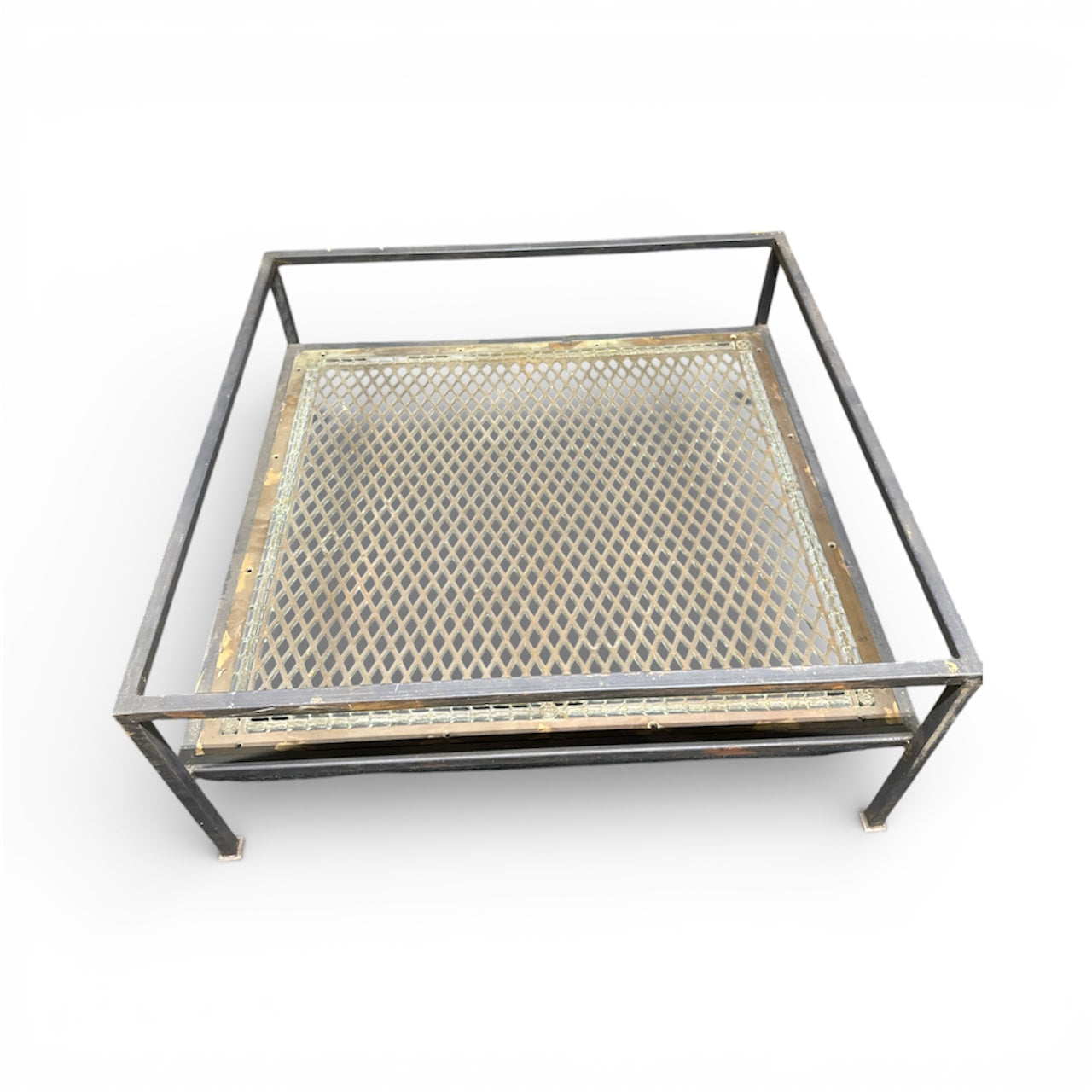 Brass Grate Coffee Table