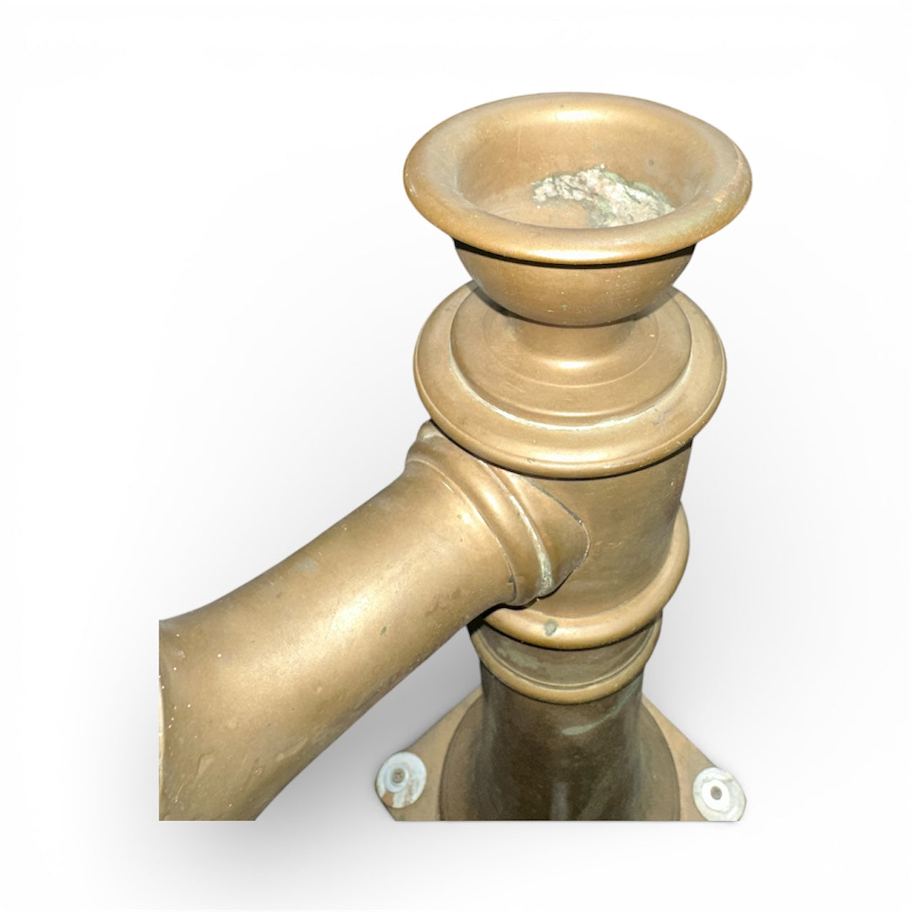 Antique Brass Swan-Neck Faucet