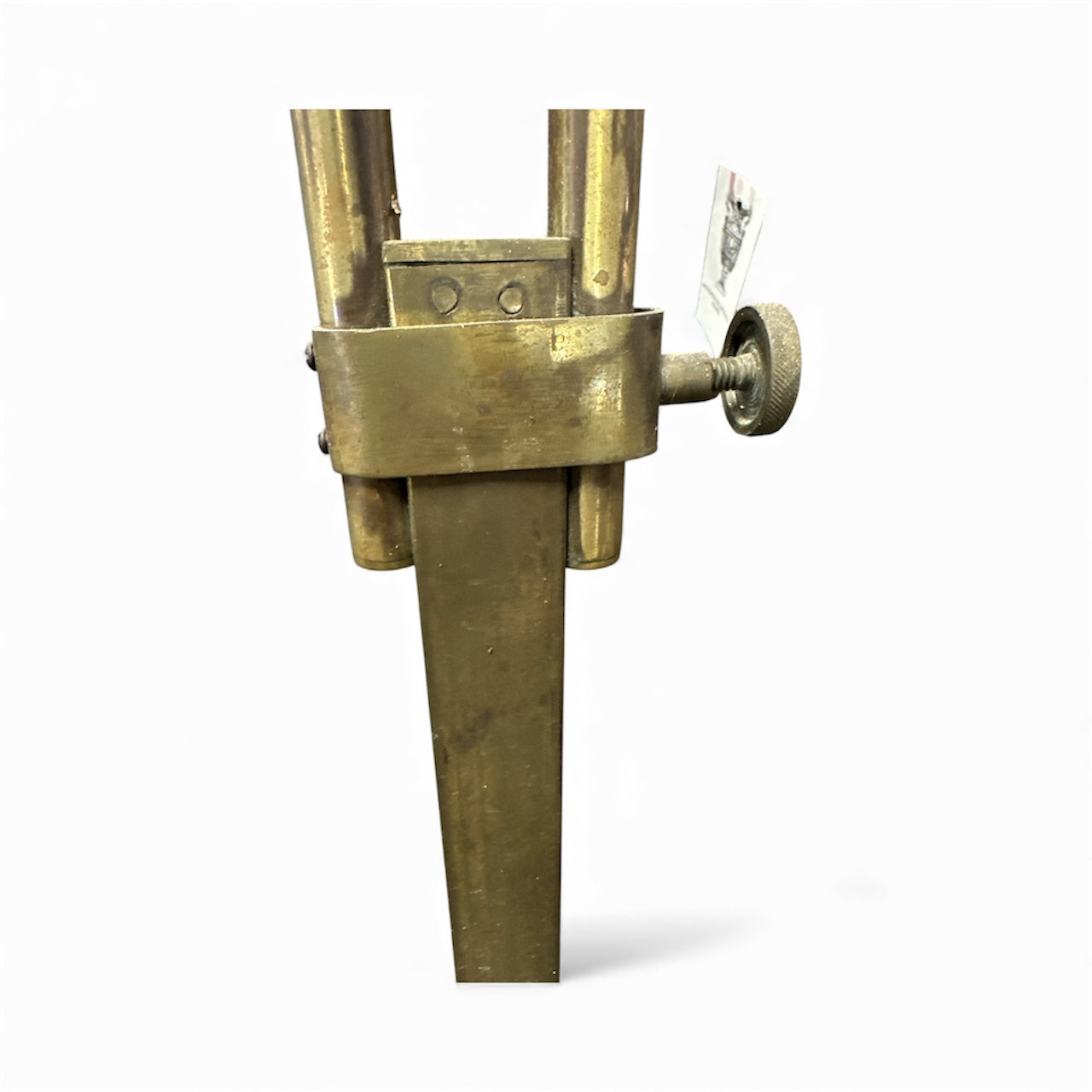 Antique Brass Telescope on Adjustable Tripod Stand
