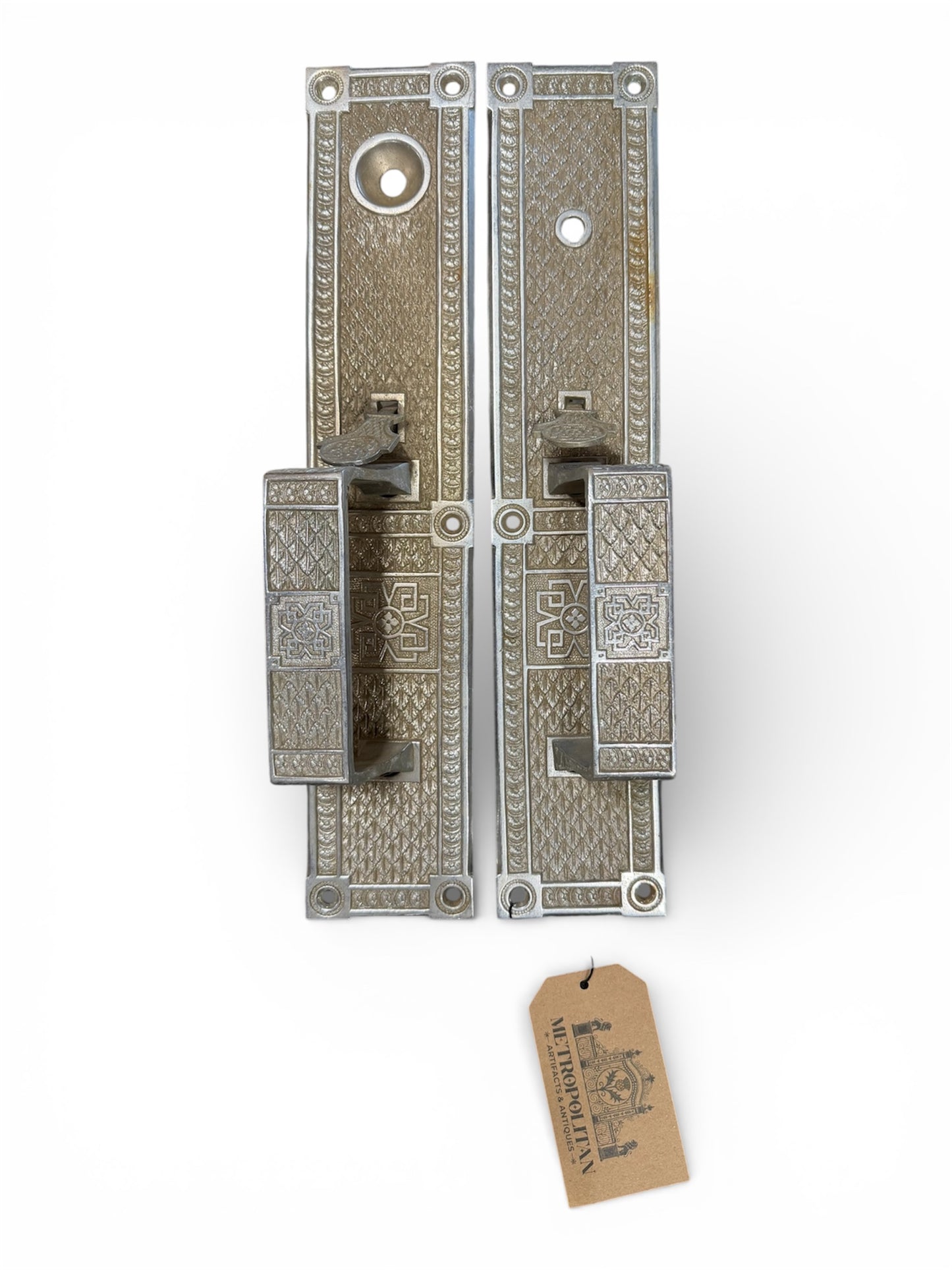 Art Deco Nickel Thumb Latch Puls
