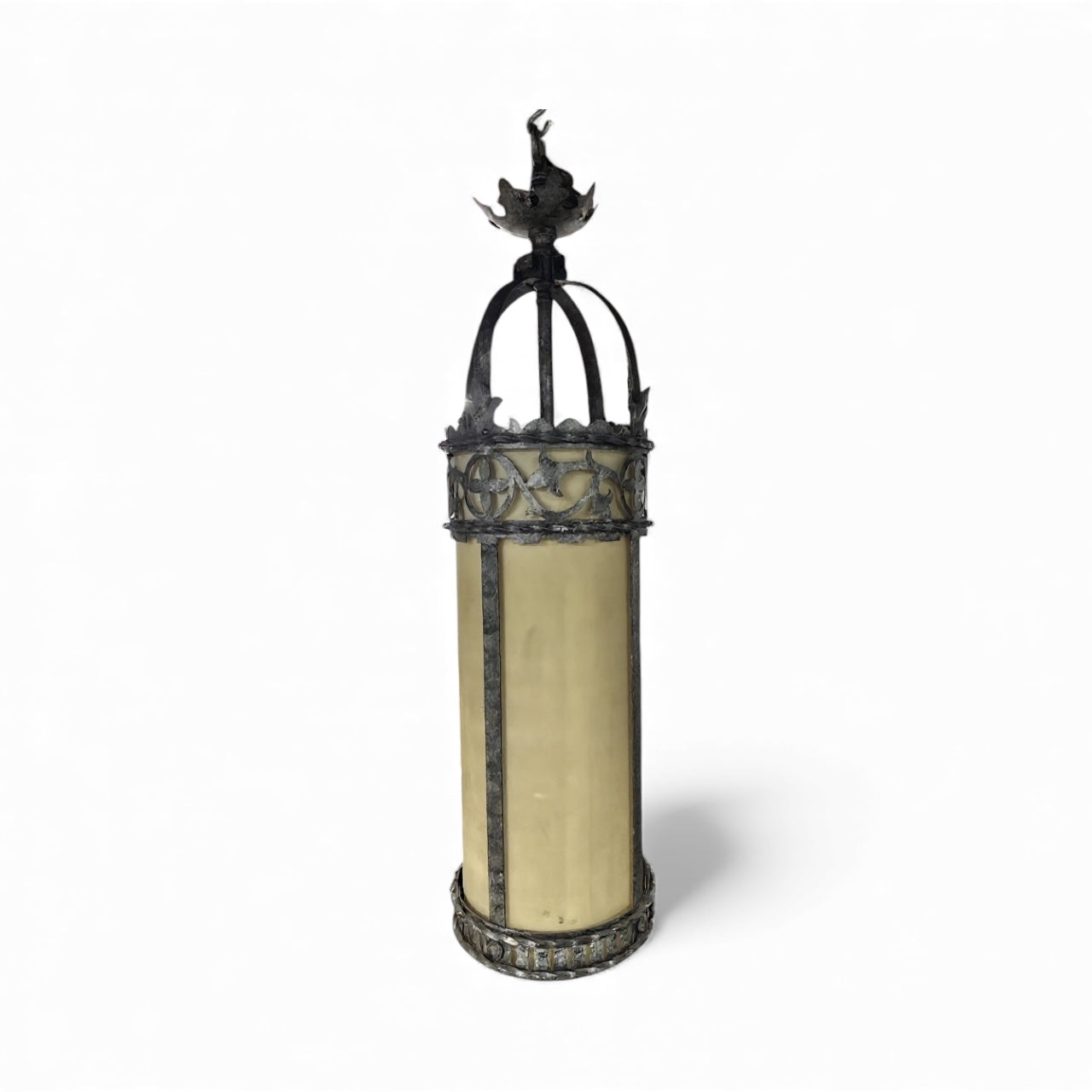 Tall Gothic Lantern with Pierced Top
