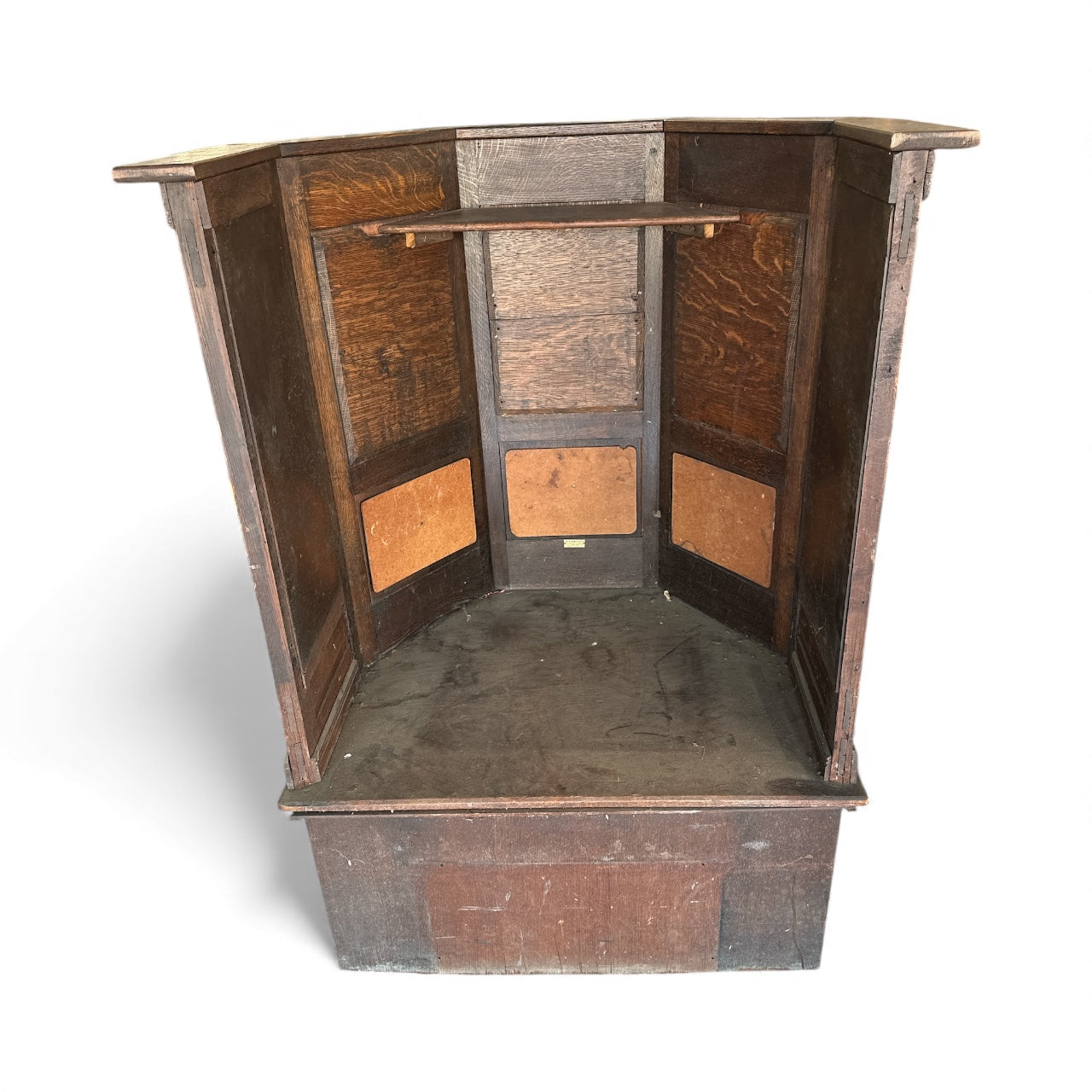 Antique Gothic Revival Church Podium