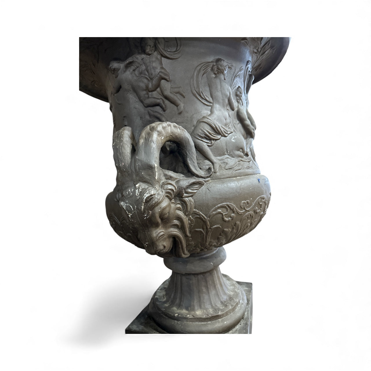 40”H x 30”W Fiberglass Classical Urn – High-Quality Reproduction