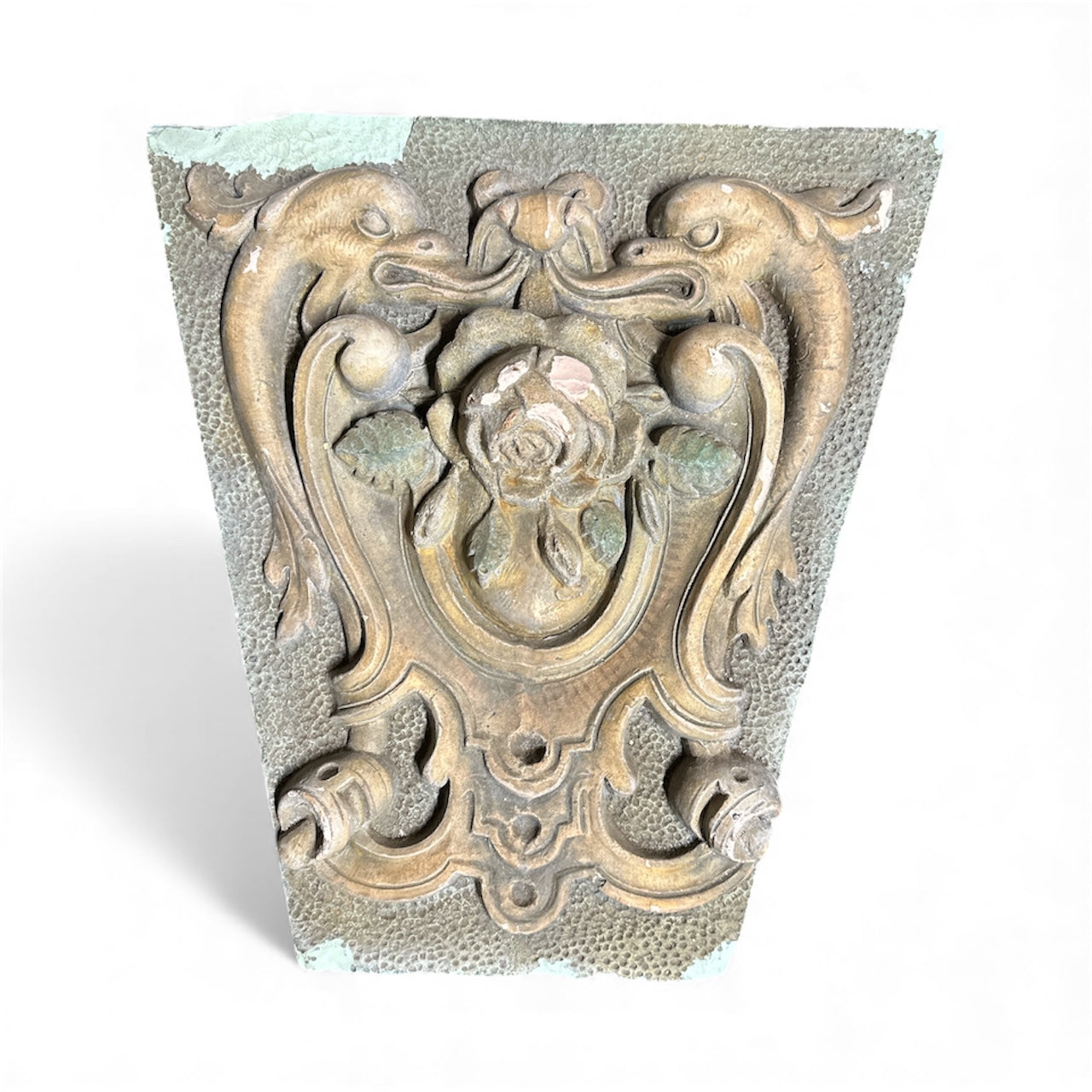 17" Art Nouveau Architectural Relief Panel