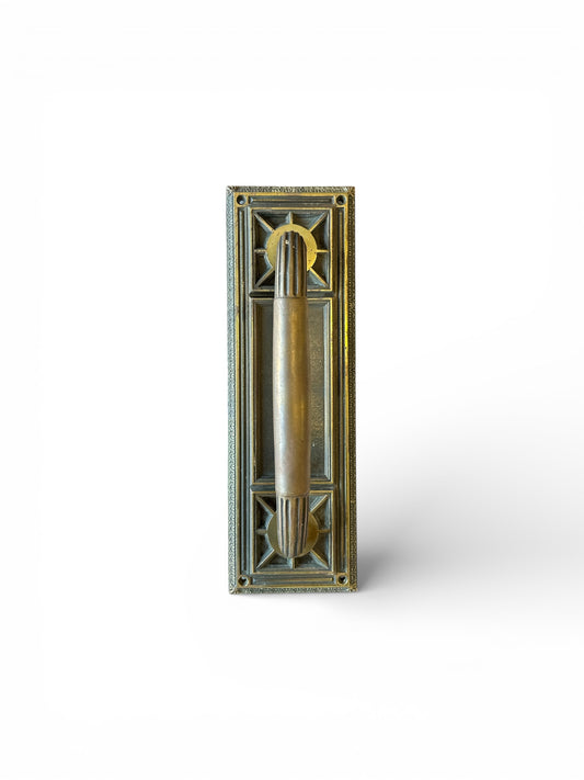 12.25” European Neoclassical Brass Door Pull