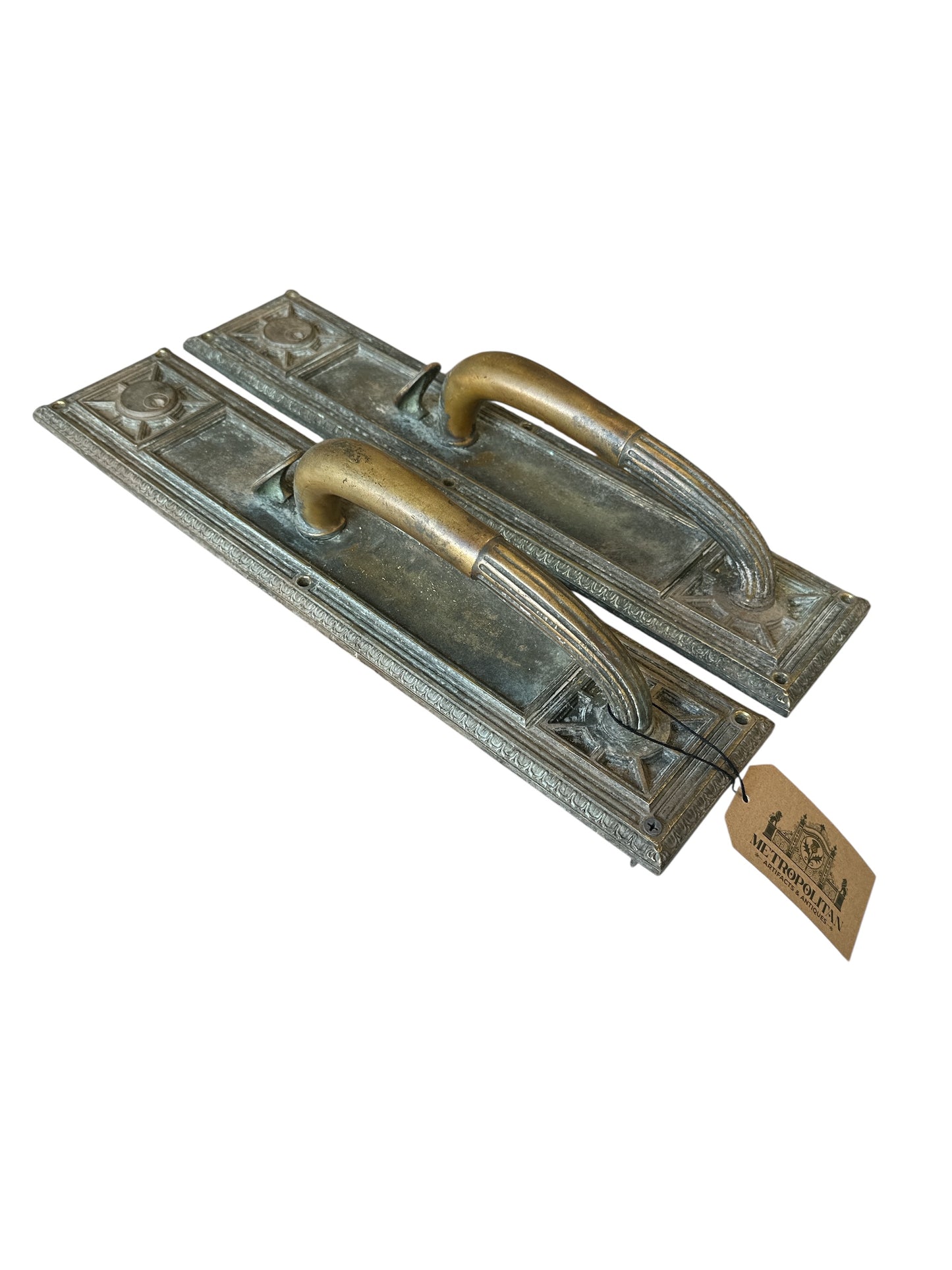 18" Chicago Art Deco Bronze Door Pull