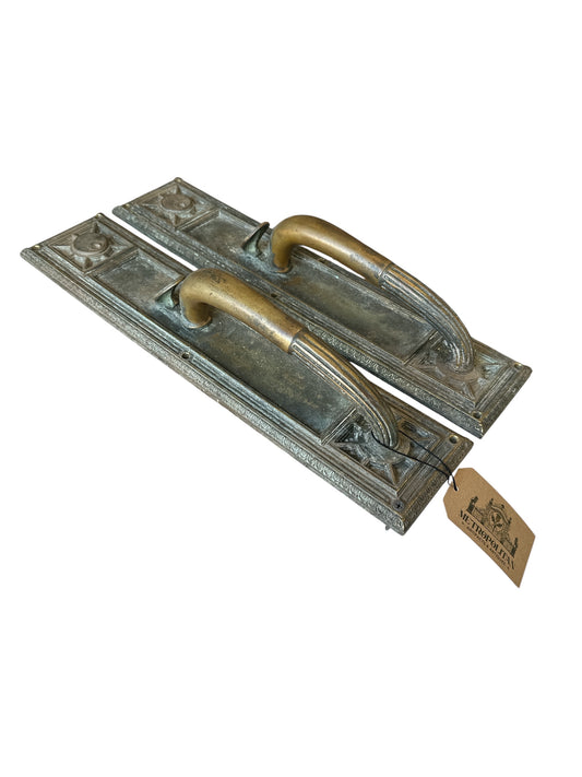 18" Chicago Art Deco Bronze Door Pull